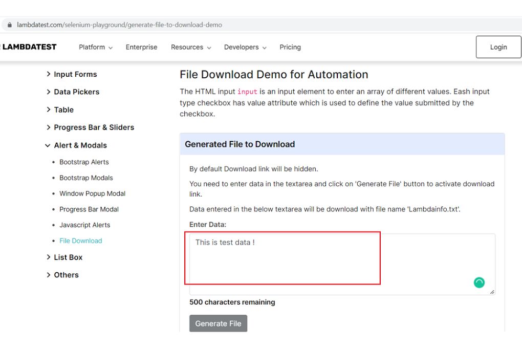 Step #1- Navigate to the file download webpage.